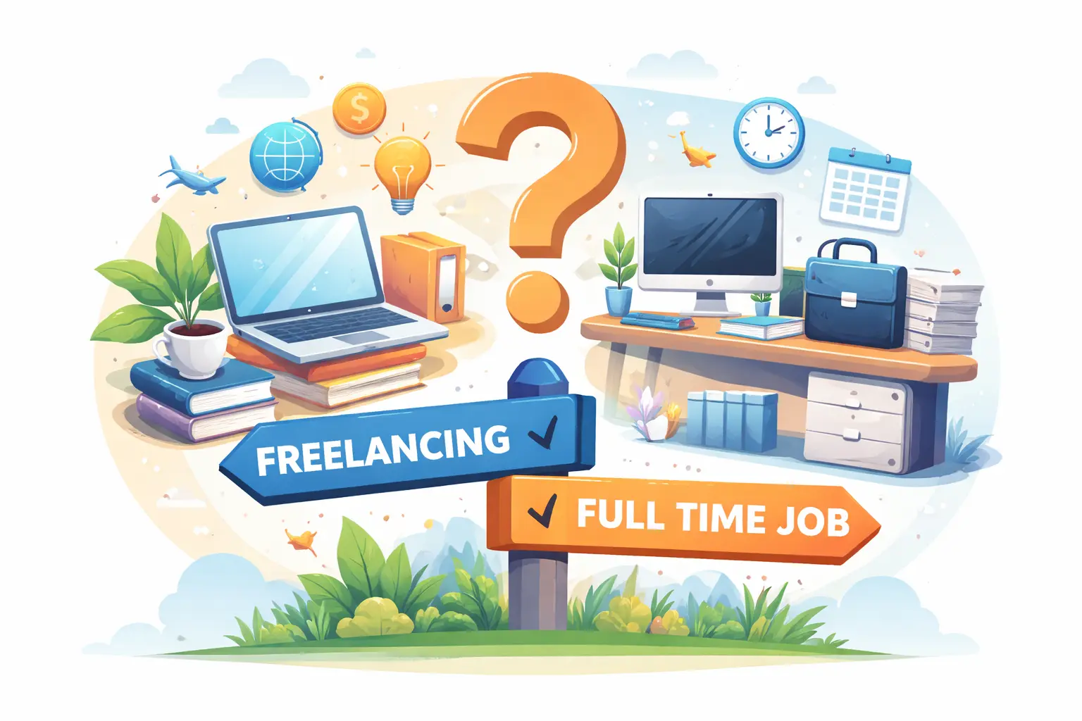 Freelancing vs Full Time Job
